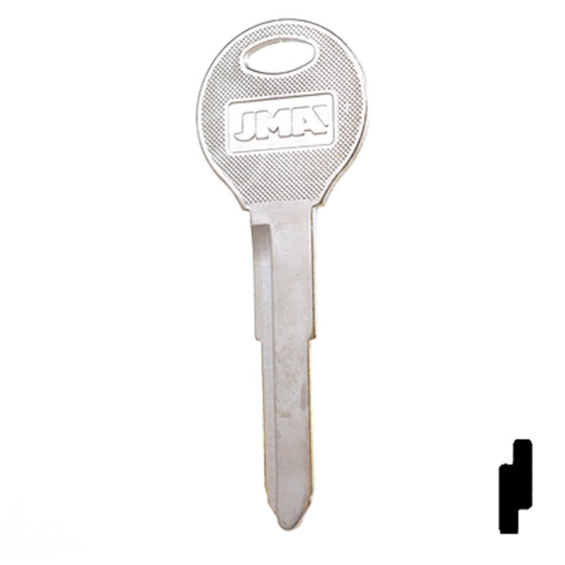 Uncut Key Blank | Mazda | X249, MZ31 Automotive Key JMA USA