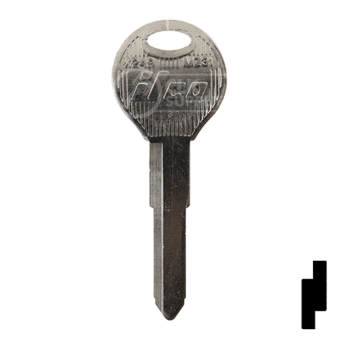 Uncut Key Blank | Mazda | X249, MZ31 Automotive Key Ilco