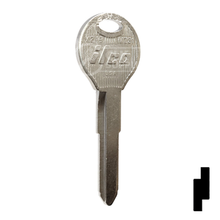 Uncut Key Blank | Mazda | X249, MZ31 Automotive Key Ilco