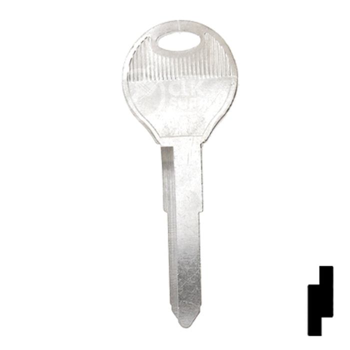 Uncut Key Blank | Mazda | X249, MZ31 Automotive Key Ilco