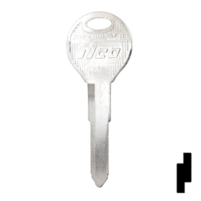 Uncut Key Blank | Mazda | X249, MZ31 Automotive Key Ilco