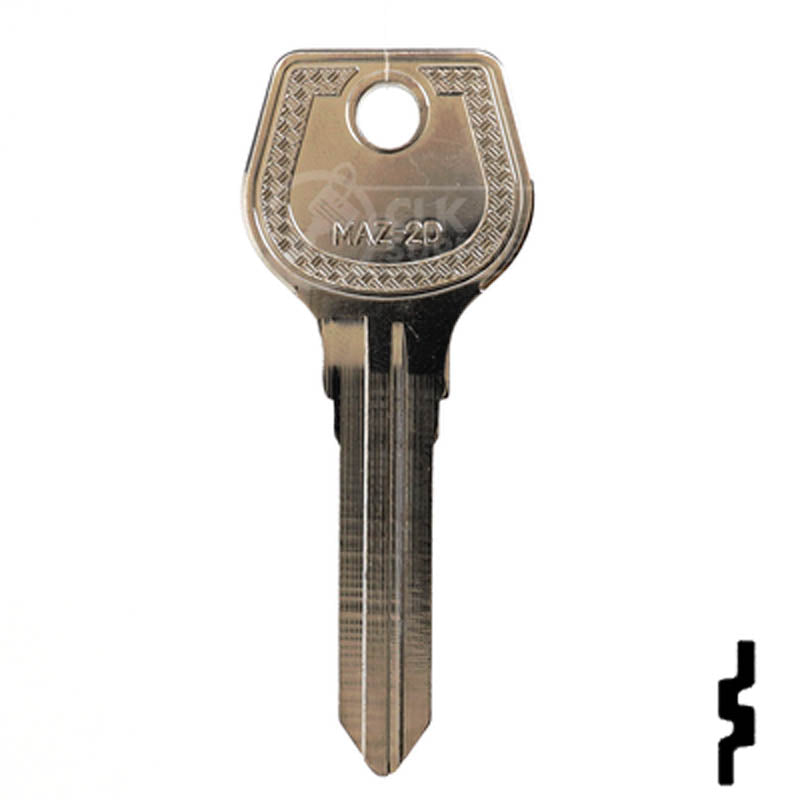 Key Blanks | X26 ( MZ9 ) | Mazda | Replacement Uncut — CLK Supplies
