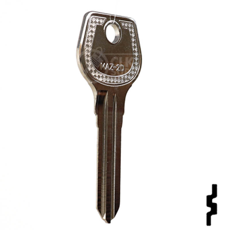 Uncut Key Blank | Mazda | X26, MZ9 Automotive Key JMA USA