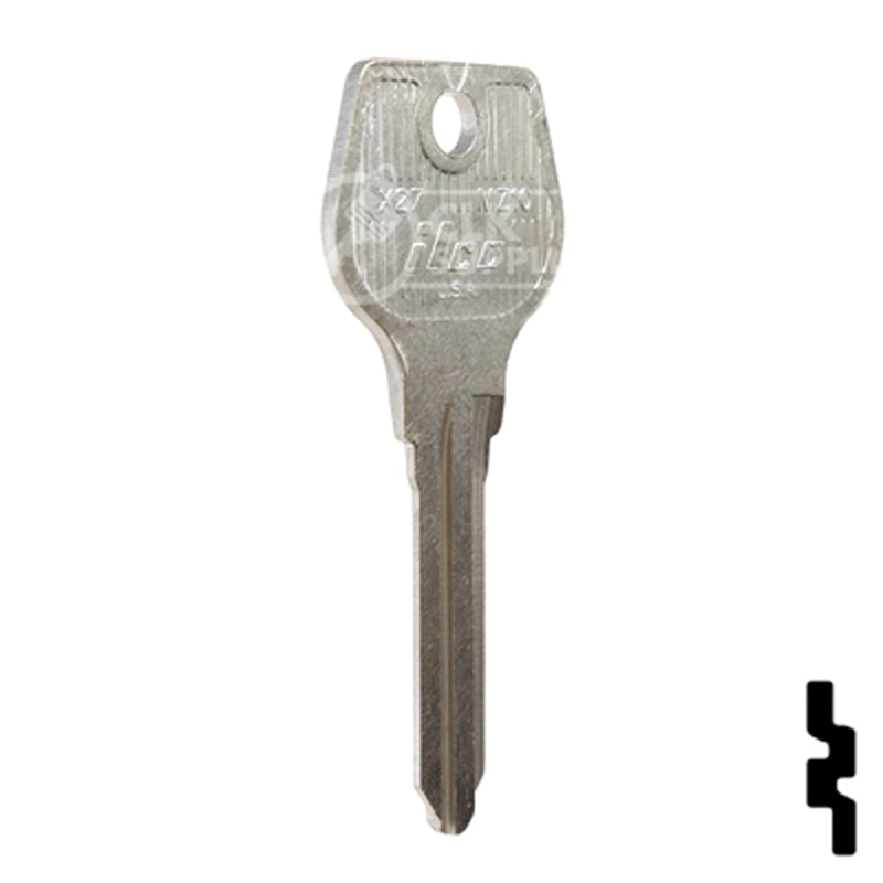 Uncut Key Blank | Mazda | X27-MZ10 Automotive Key Ilco
