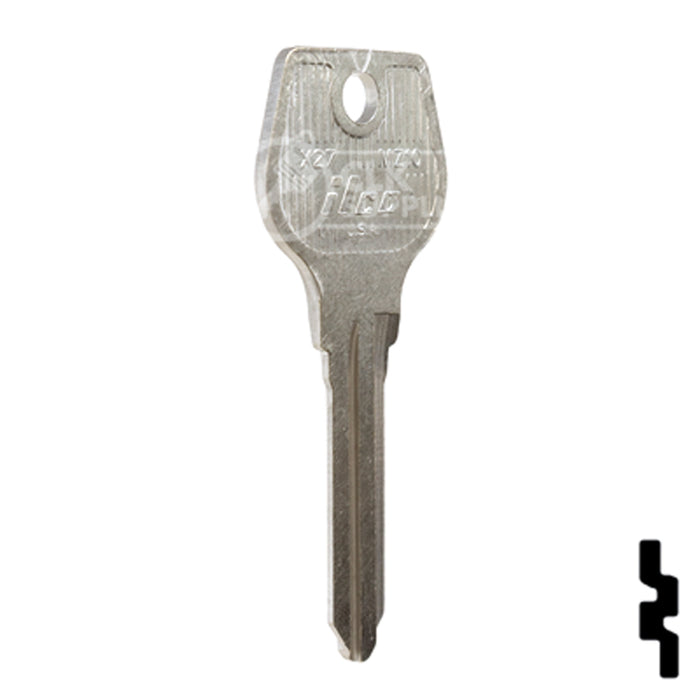 Uncut Key Blank | Mazda | X27-MZ10 Automotive Key Ilco