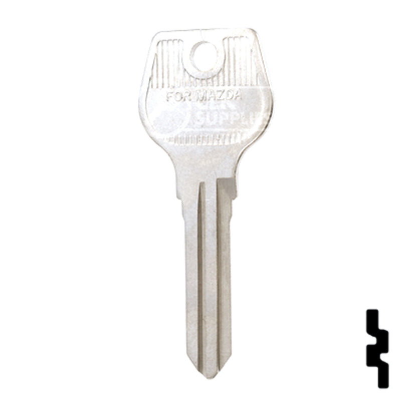 Uncut Key Blank | Mazda | X27-MZ10 Automotive Key Ilco