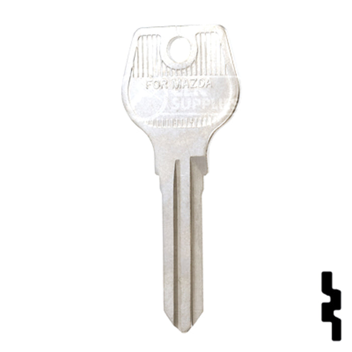 Uncut Key Blank | Mazda | X27-MZ10 Automotive Key Ilco