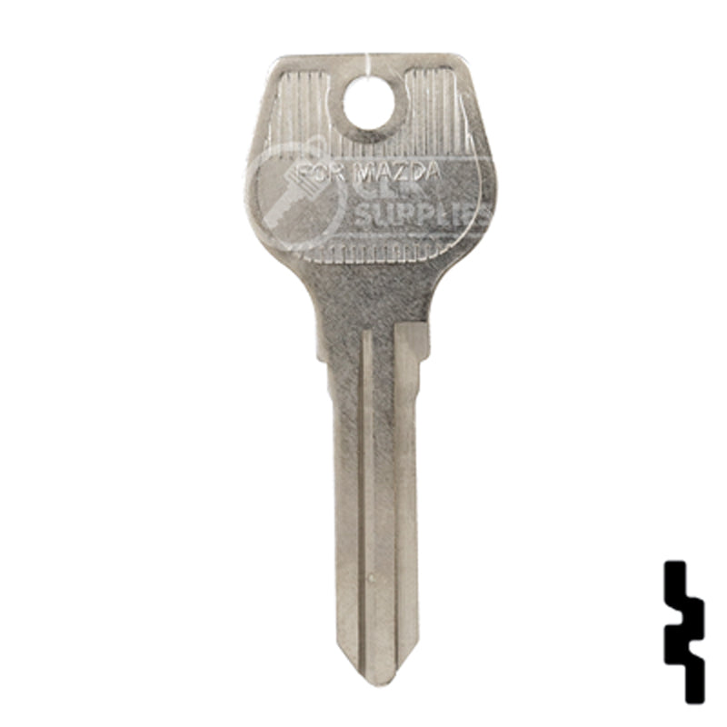 Uncut Key Blank | Mazda | X27-MZ10 Automotive Key Ilco