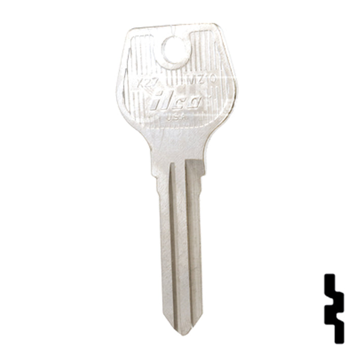 Uncut Key Blank | Mazda | X27-MZ10 Automotive Key Ilco