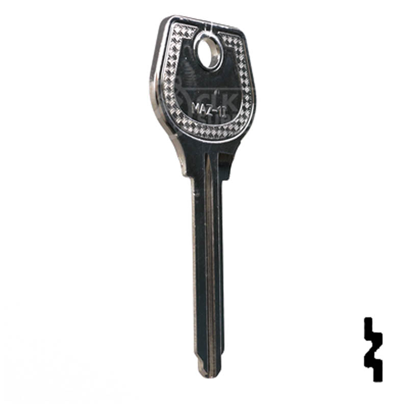 Uncut Key Blank | Mazda | X4 ( MZ4 ) Mazda Key Automotive Key JMA USA