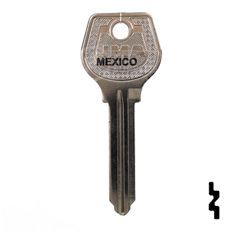 Uncut Key Blank | Mazda | X4 ( MZ4 ) Mazda Key Automotive Key JMA USA