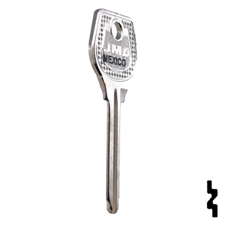 Uncut Key Blank | Mazda | X4 ( MZ4 ) Mazda Key Automotive Key JMA USA