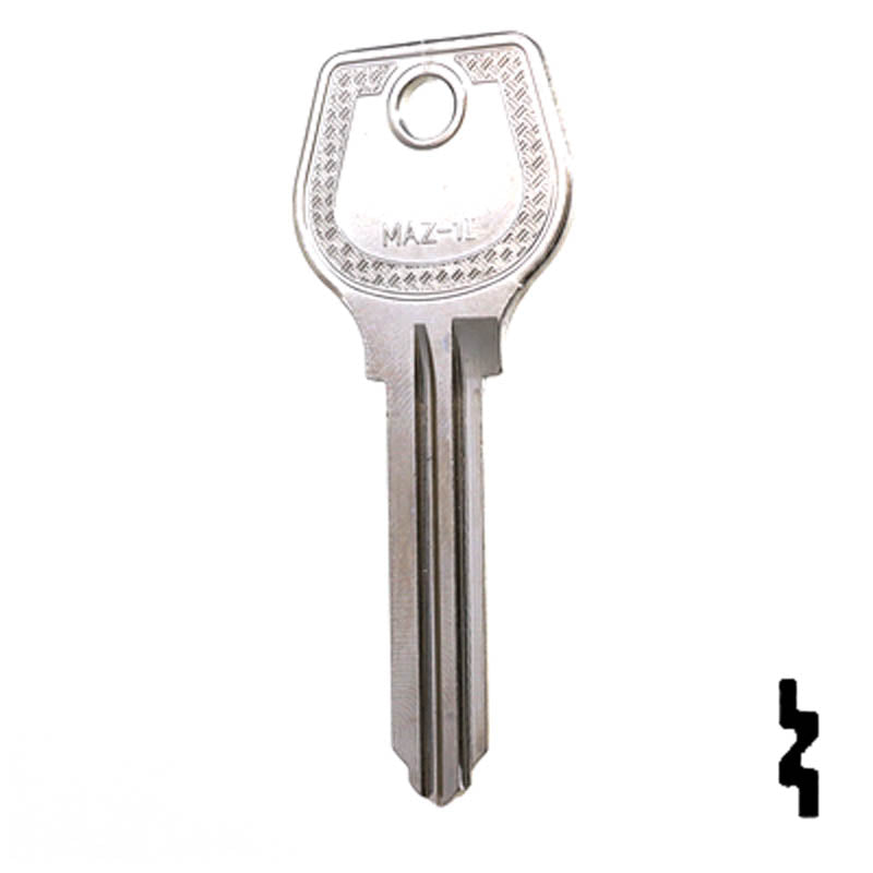 Uncut Key Blank | Mazda | X4 ( MZ4 ) Mazda Key Automotive Key JMA USA