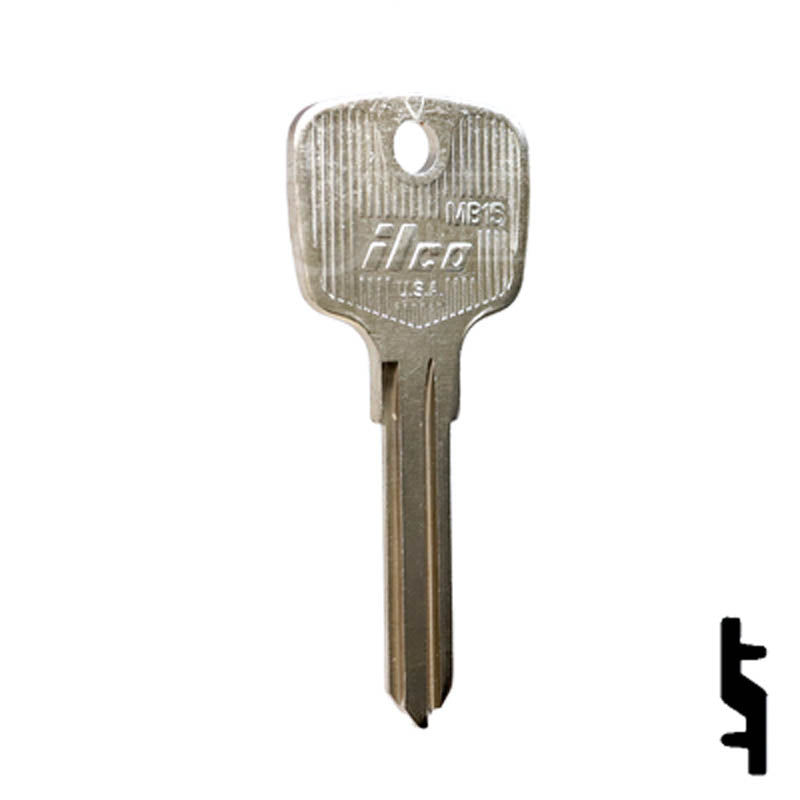 Uncut Key Blank | Mercedes Benz | MB15 Automotive Key Ilco