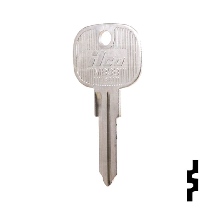 Uncut Key Blank | Mercedes Benz | MB38 Automotive Key Ilco