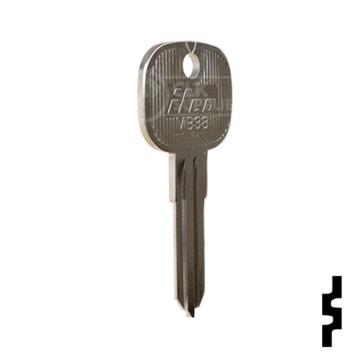 Uncut Key Blank | Mercedes Benz | MB38 Automotive Key Ilco