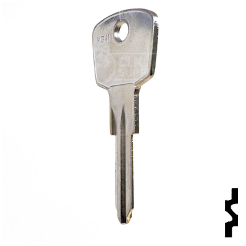 Uncut Key Blank | Mercedes Benz | MB41 Automotive Key Ilco