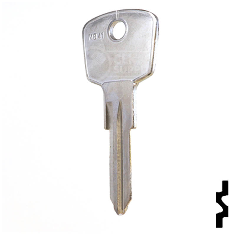 Uncut Key Blank | Mercedes Benz | MB41 Automotive Key Ilco