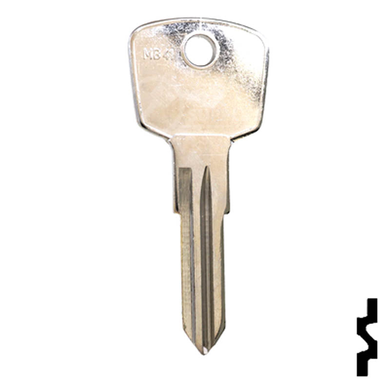 Uncut Key Blank | Mercedes Benz | MB41 Automotive Key Ilco