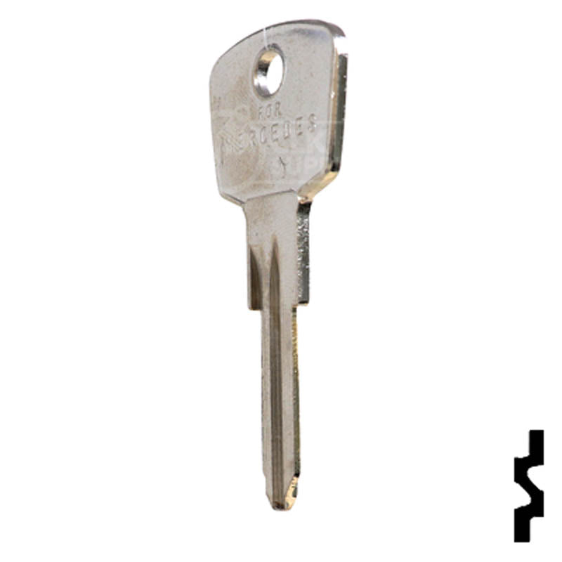 Uncut Key Blank | Mercedes Benz | MB41 Automotive Key Ilco