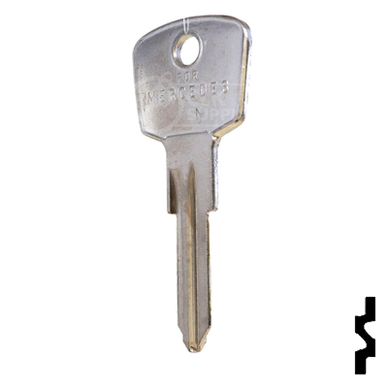 Uncut Key Blank | Mercedes Benz | MB41 Automotive Key Ilco