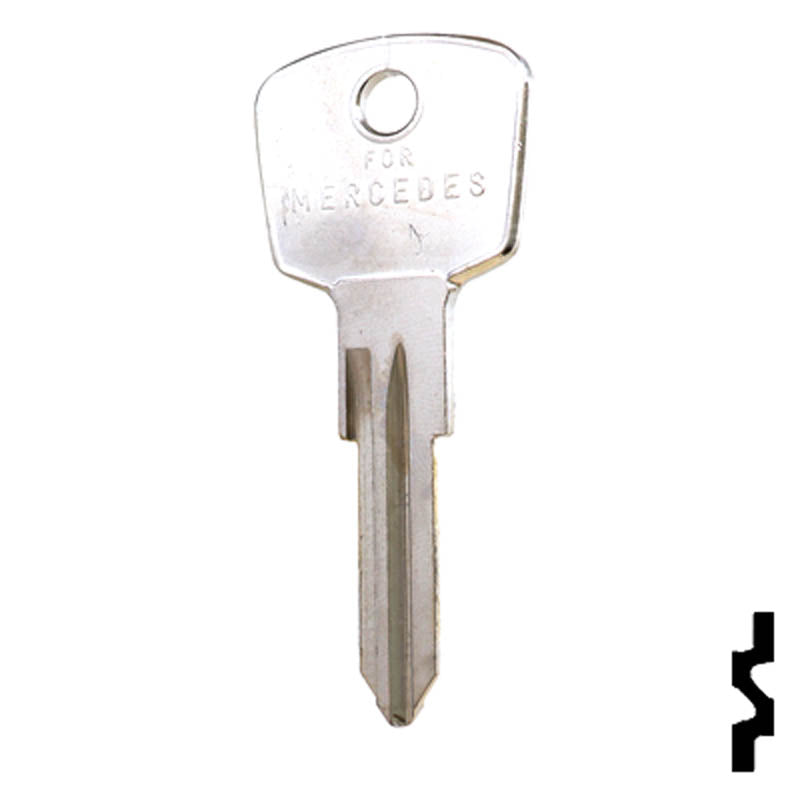 Uncut Key Blank | Mercedes Benz | MB41 Automotive Key Ilco