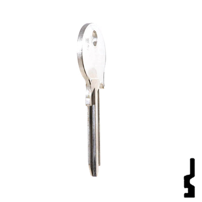 Uncut Key Blank | Mercedes Benz | NE2-SI Automotive Key Ilco