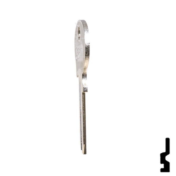 Uncut Key Blank | Mercedes Benz | NE2-SI Automotive Key Ilco