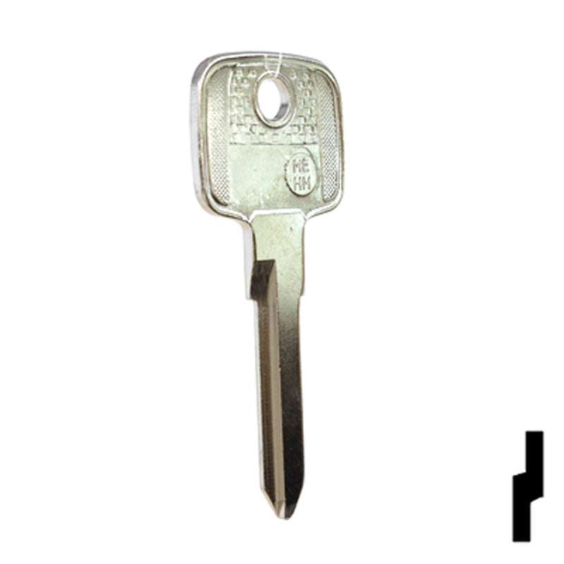 Uncut Key Blank | Mercedes | MB17, ME-HM Automotive Key JMA USA
