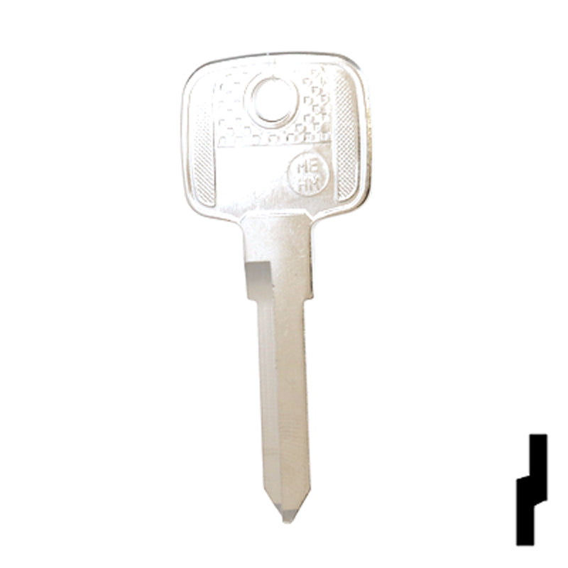 Uncut Key Blank | Mercedes | MB17, ME-HM Automotive Key JMA USA