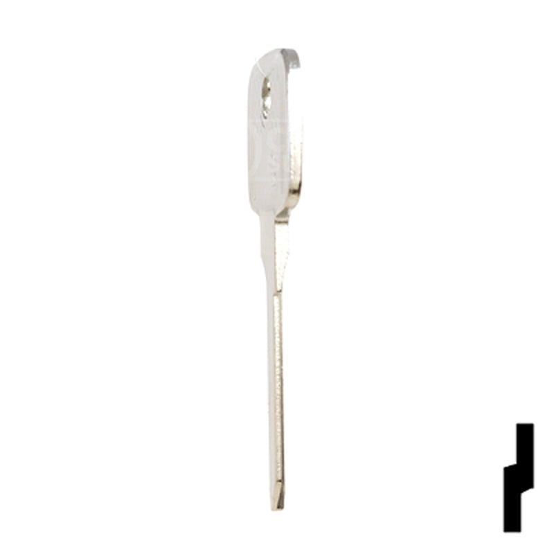 Uncut Key Blank | Mercedes | MB17, ME-HM Automotive Key JMA USA