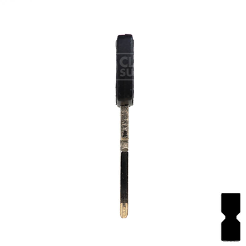 Uncut Key Blank | Mercedes | S48HF-P Automotive Key JMA USA