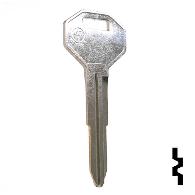 Uncut Key Blank | Mitsubishi | X176, MIT1 Automotive Key JMA USA