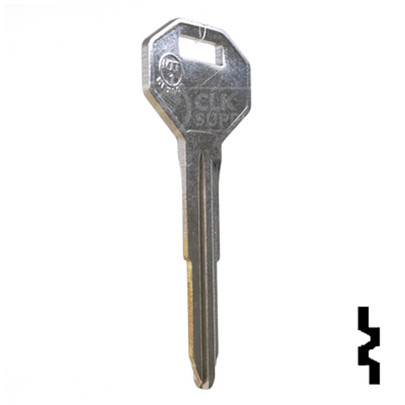 Uncut Key Blank | Mitsubishi | X176, MIT1 Automotive Key JMA USA