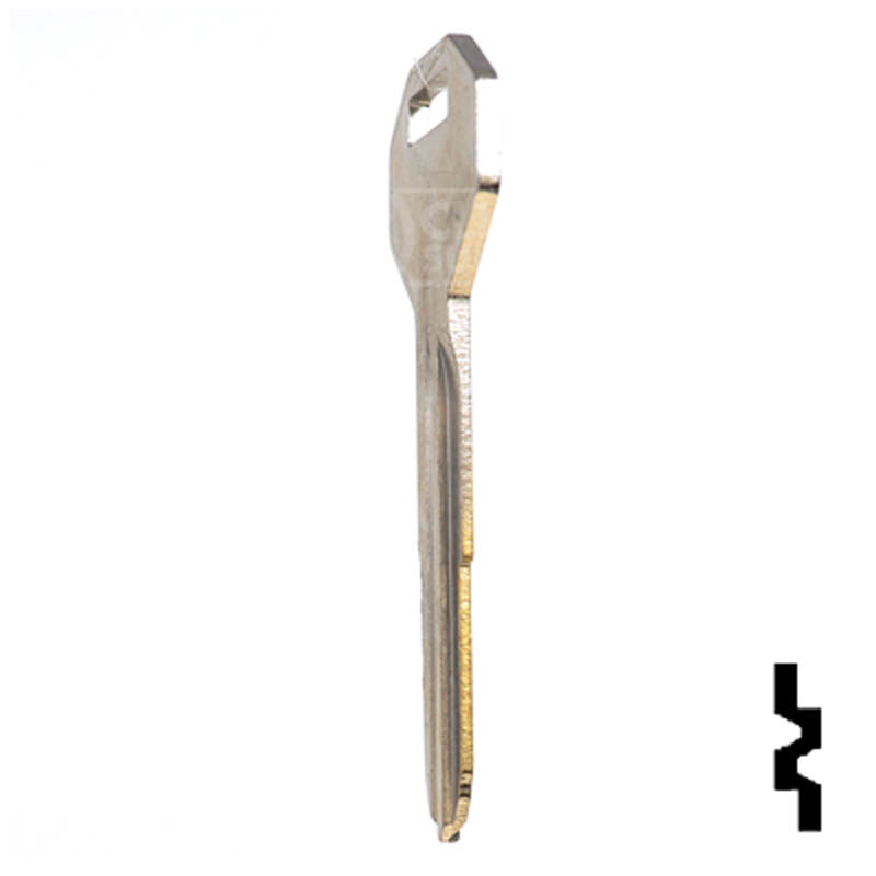 Uncut Key Blank | Mitsubishi | X176, MIT1 Automotive Key JMA USA