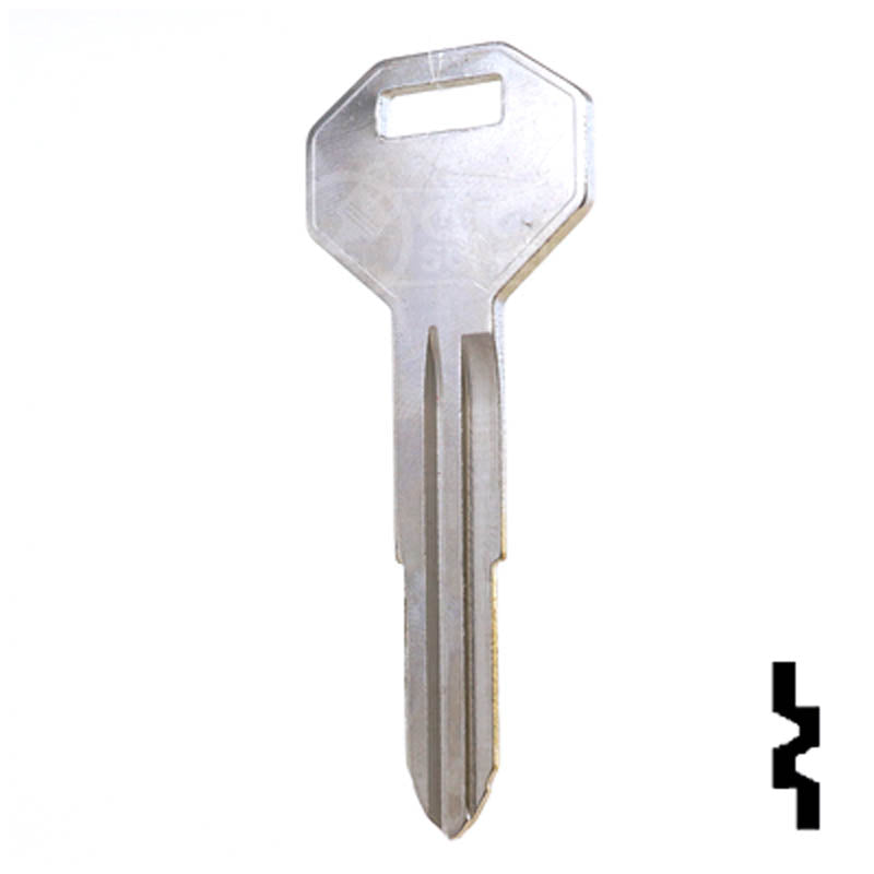Uncut Key Blank | Mitsubishi | X176, MIT1 Automotive Key JMA USA