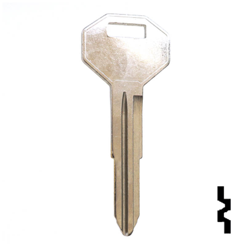 Uncut Key Blank | Mitsubishi | X176, MIT1 Automotive Key JMA USA
