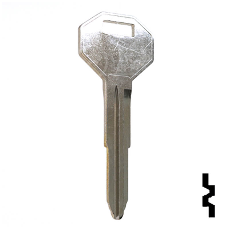 Uncut Key Blank | Mitsubishi | X176, MIT1 Automotive Key JMA USA