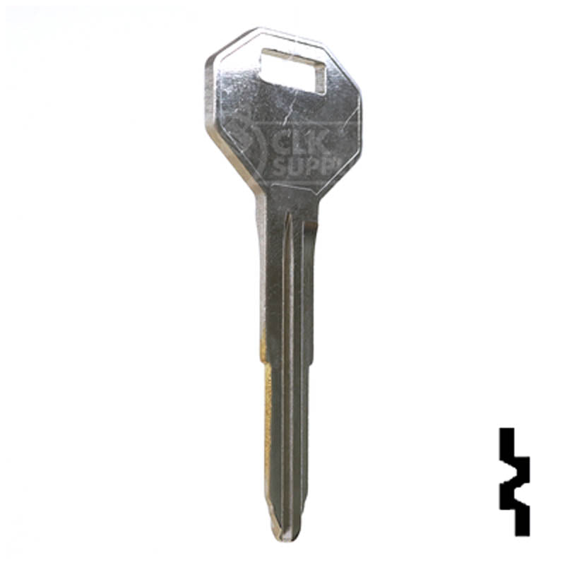 Uncut Key Blank | Mitsubishi | X176, MIT1 Automotive Key JMA USA