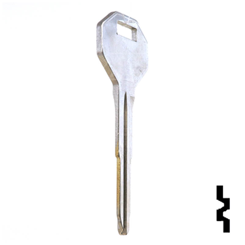 Uncut Key Blank | Mitsubishi | X176, MIT1 Automotive Key JMA USA