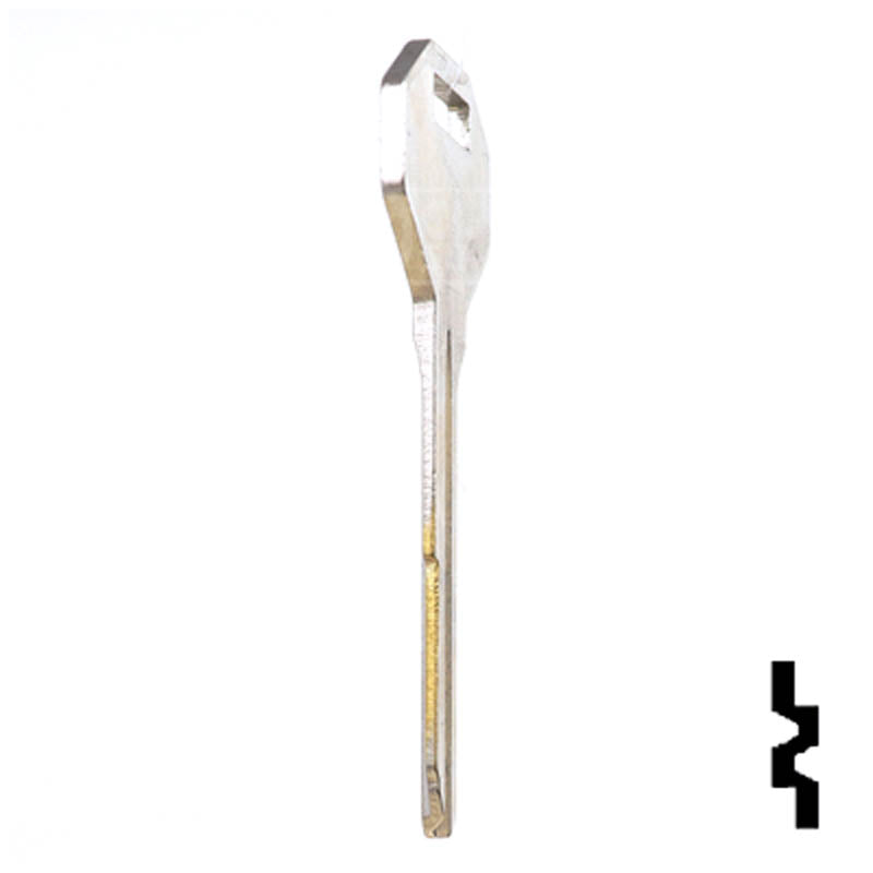 Uncut Key Blank | Mitsubishi | X176, MIT1 Automotive Key JMA USA