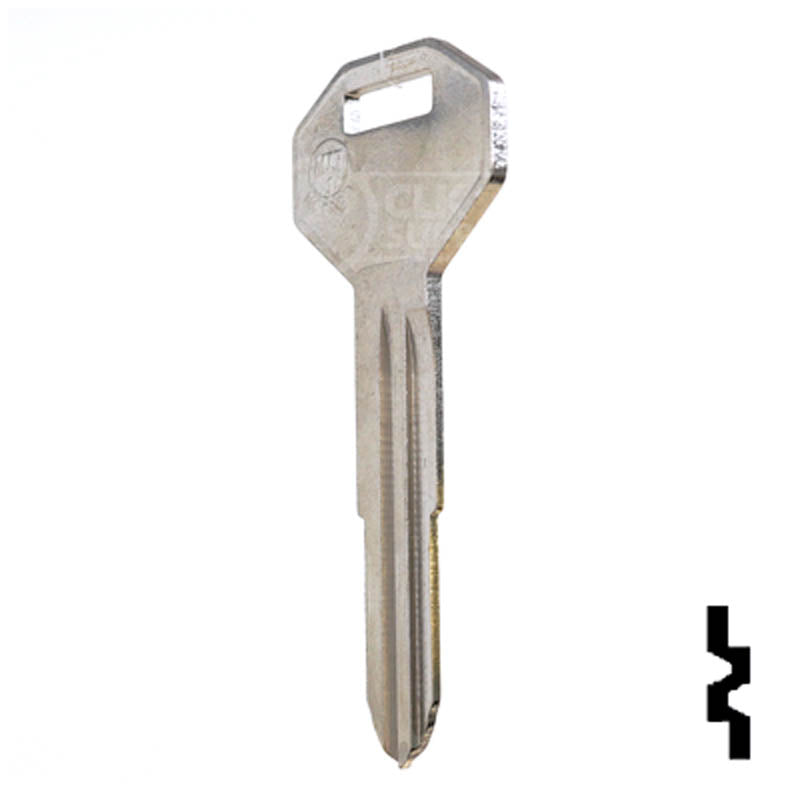 Uncut Key Blank | Mitsubishi | X176, MIT1 Automotive Key JMA USA