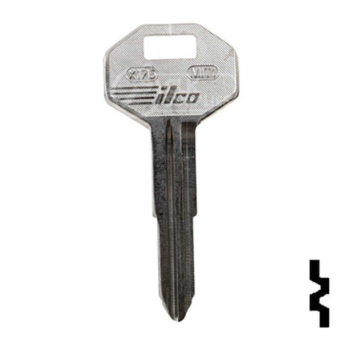 Uncut Key Blank | Mitsubishi | X176, MIT1 Automotive Key Ilco