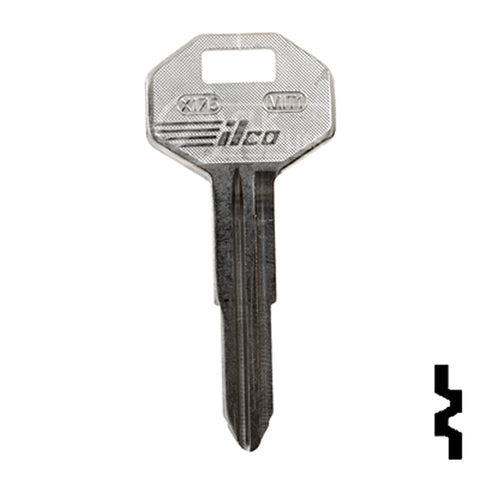 Uncut Key Blank | Mitsubishi | X176, MIT1