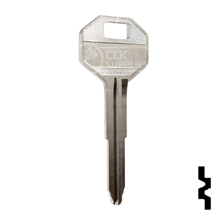 Uncut Key Blank | Mitsubishi | X176, MIT1 Automotive Key Ilco