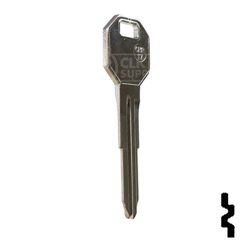 Uncut Key Blank | Mitsubishi | X213, MIT2 Automotive Key Ilco