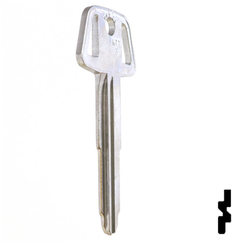 Uncut Key Blank | Mitsubishi | X224 ,MIT3 Automotive Key JMA USA