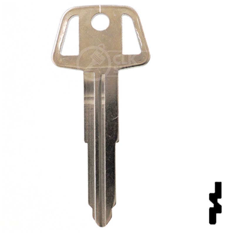 Uncut Key Blank | Mitsubishi | X224 ,MIT3 Automotive Key JMA USA