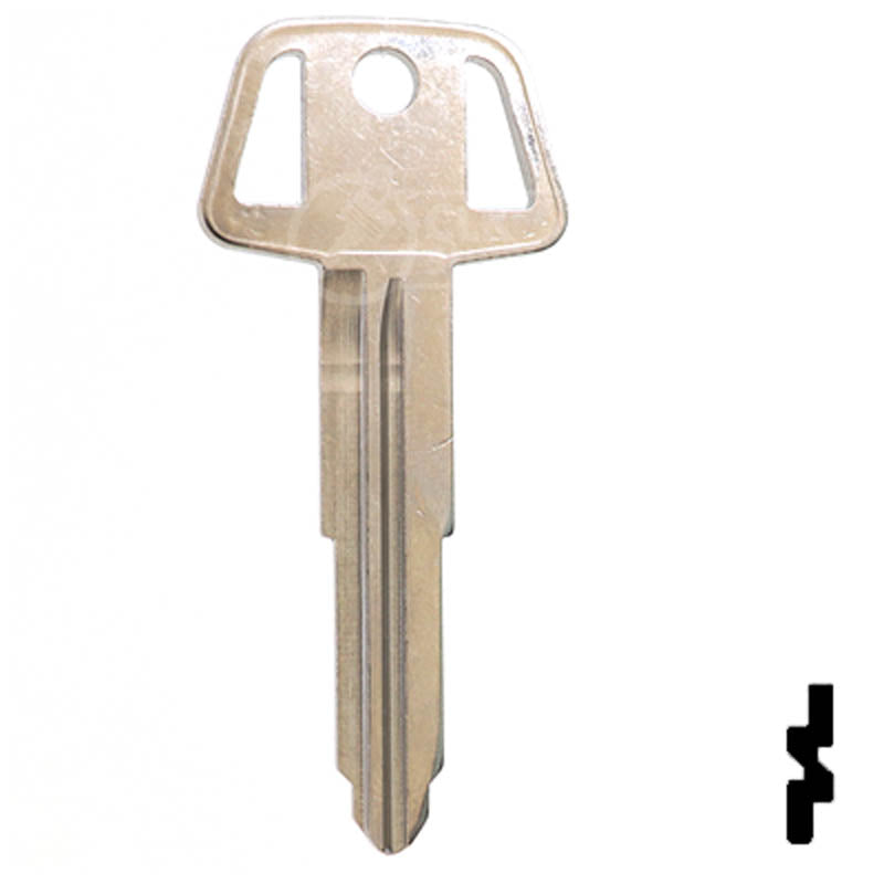 Uncut Key Blank | Mitsubishi | X224 ,MIT3 Automotive Key JMA USA