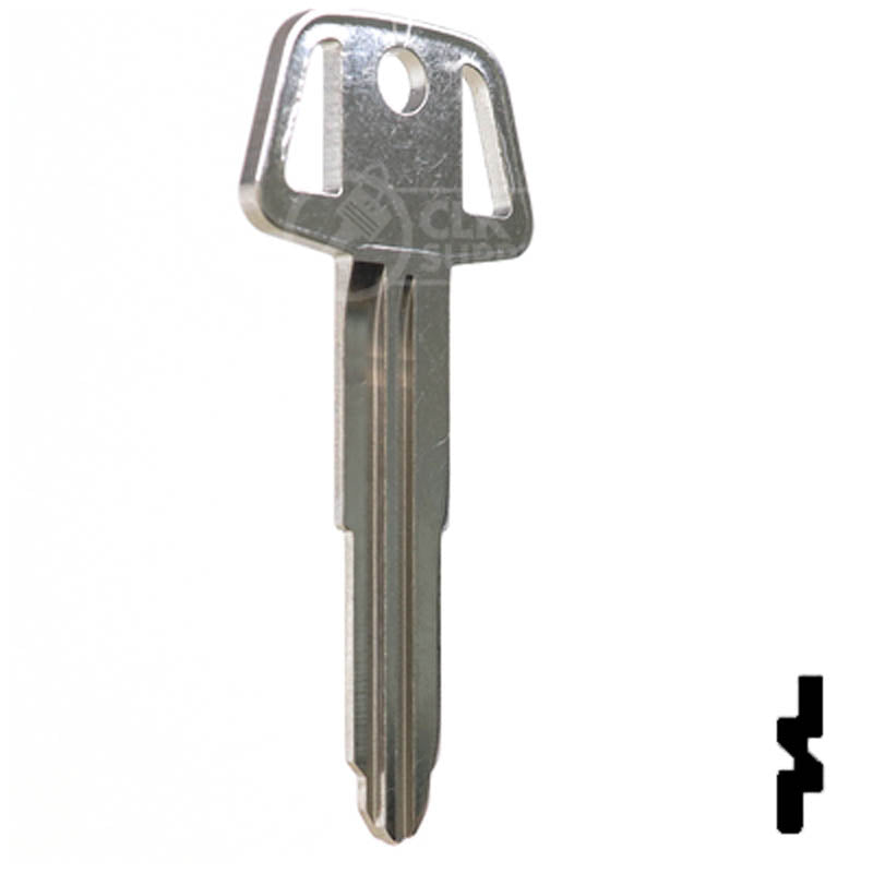 Uncut Key Blank | Mitsubishi | X224 ,MIT3 Automotive Key JMA USA